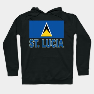 The Pride of St. Lucia - Saint Lucia Flag Design Hoodie